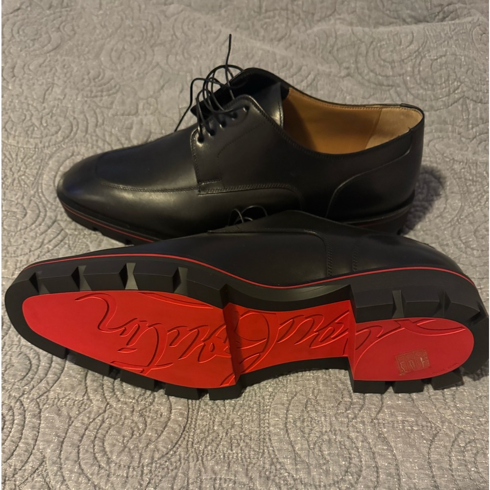 Red Bottom Calf Leather Derby’s